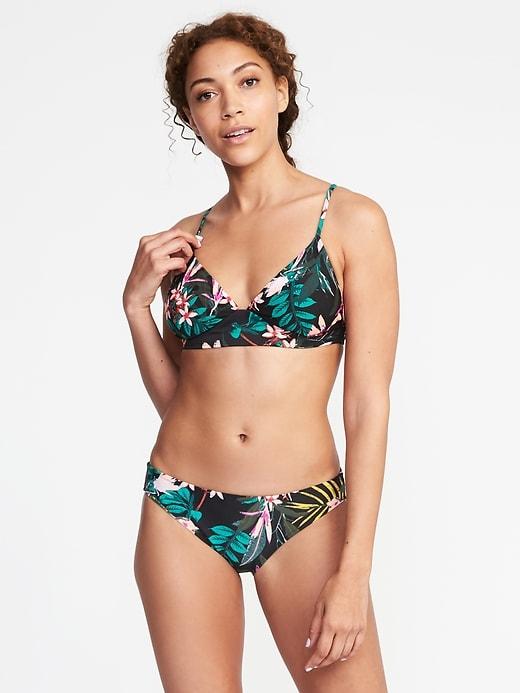 Old Navy Womens Bralette Swim Top For Women Multi Floral Size L