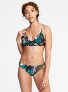 Old Navy Womens Bralette Swim Top For Women Multi Floral Size L