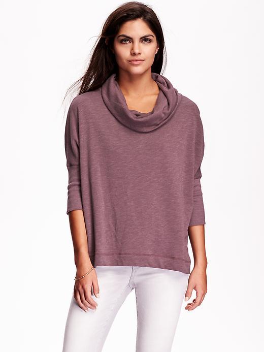 Old Navy Womens Funnel Neck Sweatshirts Size L Tall - Getting Figgy With It