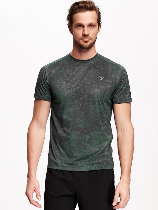 Old Navy Go Dry Cool Printed Performance Tee For Men - Rogue River