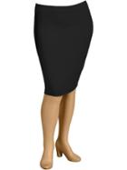 Old Navy Womens Plus Knit Pencil Skirts - Black Jack