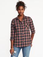 Classic Flannel Shirt For Women
