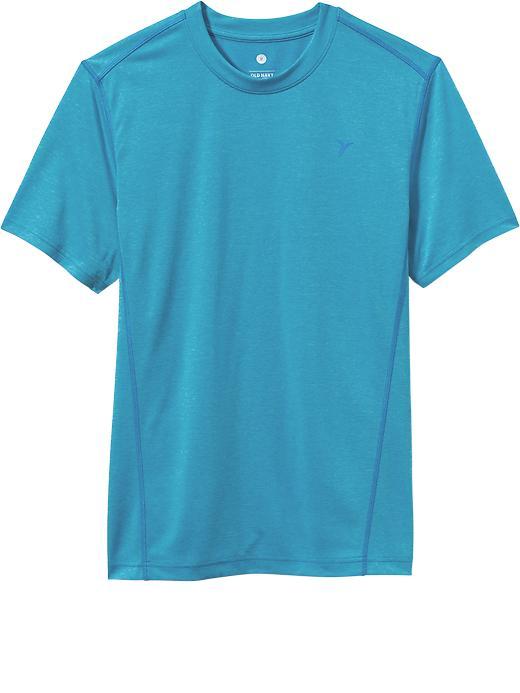 Old Navy Mens Go Dry Training Tees Size L Tall - Waters Of Rio Poly