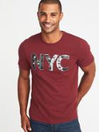 Old Navy Mens Graphic Soft-washed Tee For Men Nyc Size Xs