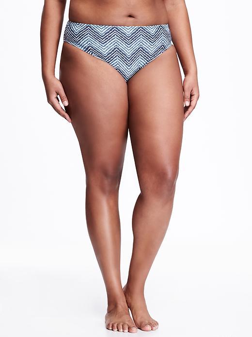 Old Navy Bikini Plus - Blue Chevron