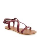 Old Navy Faux Leather Double Strap Sandals For Women - Sick Beets