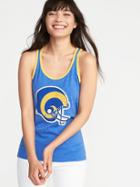 Old Navy Womens Nfl Retro-team Racerback Tank For Women Rams Size Xl