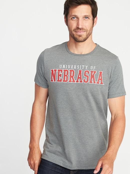 Old Navy Mens College-team Graphic Tee For Men Nebraska Corn Size S