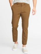 Old Navy Mens Slim Summer-weight Ultimate Ankle Khakis For Men Warm Bread Size 31w