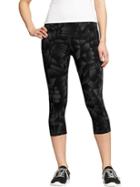 Old Navy Womens Active Printed Compression Capris 20&quot; - Carbon Print