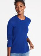 Old Navy Womens Cozy Crew-neck Sweater For Women Cobalt Size Xs