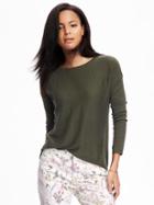 Old Navy Hi Lo Dolman Sleeve Pullover For Women - Forest
