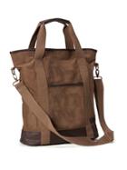 Old Navy Waxed Canvas Tote For Men - Browns