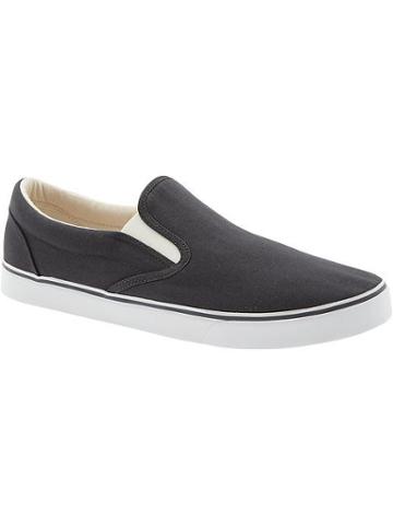 Old Navy Old Navy Mens Canvas Slip Ons - Volcanic Ash