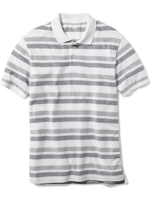 Old Navy Classic Pique Polo For Men - Grey