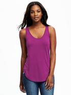 Old Navy Relaxed Curved Hem Scoop Neck Tank For Women - Fuchsia Generations