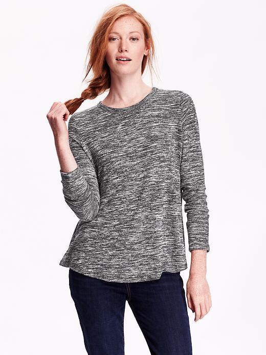 Old Navy Womens Tulip Back Top Size L - Black