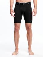 Old Navy Fitted Base Layer Shorts For Men - Black