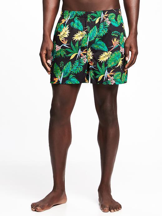 Old Navy Printed Boxer Shorts For Men - Bird Of Paradise
