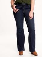 Old Navy Mid Rise Rockstar Plus Size Boot Cut Jeans Size 28 Regular Plus - Milkway
