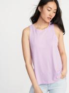 Old Navy Womens Relaxed Hi-lo Tank For Women Lavenderlicious Size Xxl