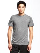 Old Navy Mens Go-dry Eco Regular-fit Tee For Men Heather Gray Size Xl