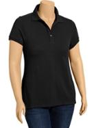 Old Navy Womens Plus Pique Polos - Black Jack
