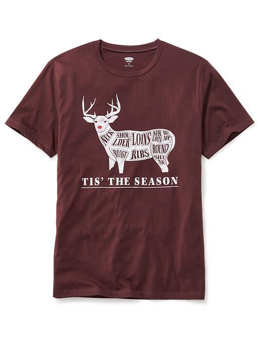 Old Navy Mens Graphic Tee Size Xxl Big - Red Wine Vinegar