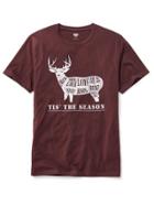 Old Navy Mens Graphic Tee Size Xxl Big - Red Wine Vinegar