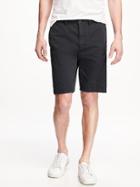 Old Navy Slim Fit Ultimate Khaki Shorts For Men 10 - Midnight Oil