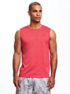 Old Navy Go Dry Cool Eco Tank For Men - Red To Me