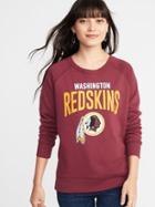 Old Navy Womens Nfl Team-graphic Sweatshirt For Women Washington Redskins Size S