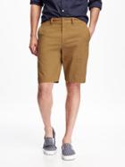 Old Navy Ultimate Slim Fit Shorts For Men 10 - Bandolier Brown
