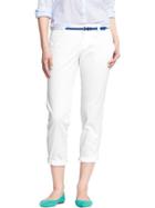 Old Navy Womens Boyfriend Skinny Khakis 24 1/2&quot; - Bright White