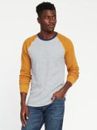 Old Navy Soft Washed Built In Flex Thermal Tee - Heather Gray