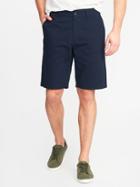 Old Navy Mens Broken-in Khaki Shorts For Men (10) Ink Blue Size 32w