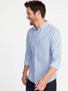 Old Navy Mens Built-in Flex Classic Shirt For Men Color Me Blue Size M