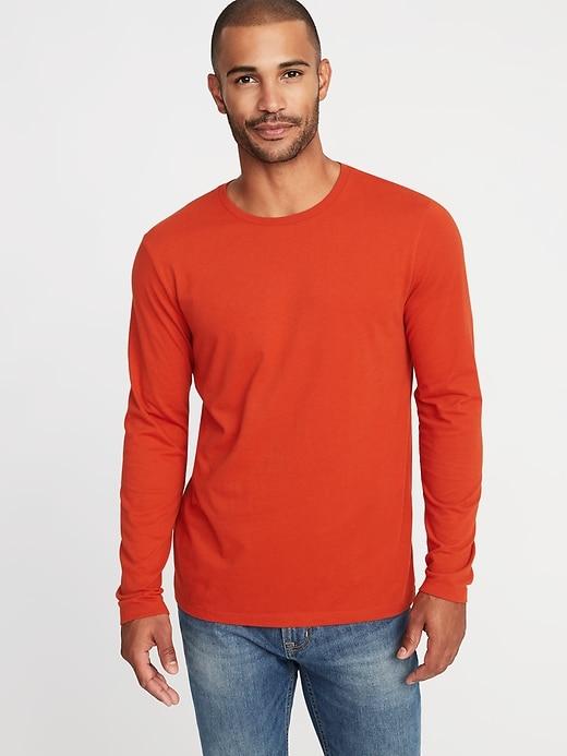 Old Navy Mens Soft-washed Crew-neck Tee For Men Pants On Fire Size M