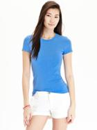 Old Navy Womens Perfect Crew Neck Tees Size L Tall - A New Blue