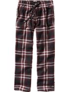 Old Navy Mens Plaid Flannel Pj Pants Size Xxl Big - Burgundy Plaid