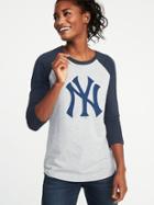 Old Navy Womens Mlb Team Tee For Women N.y. Yankees Size M