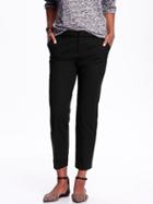 Old Navy Womens Mid Rise Harper Trousers Size 0 Regular - Blackjack