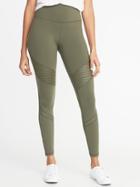 Old Navy Womens High-rise Moto Compression 7/8-length Leggings For Women Medium Green Size Xl