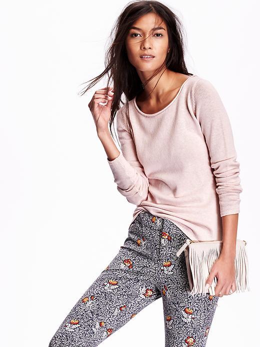 Old Navy Classic Lightweight Sweater Size L - Pink Elephant