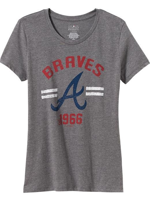 Old Navy Womens Mlb Team Tees Size L - Atlanta Braves