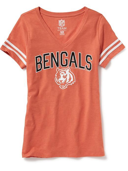 Old Navy Nfl V Neck Tee For Women - Bengals