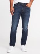 Old Navy Mens Rigid Slim Jeans For Men Dark Wash Size 32w