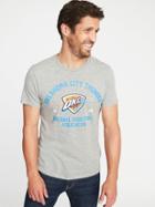 Old Navy Mens Nba Team-graphic Tee For Men Thunder Size Xl