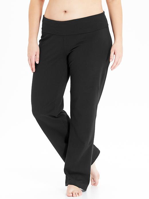 Old Navy Womens Plus Active Wide Leg Yoga Pants Size 1x Plus - Black