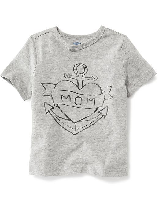 Old Navy Graphic Tee - Heather Grey